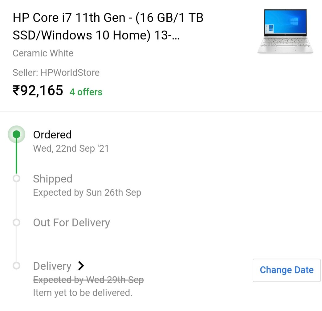 It has been 13 days since I ordered,my laptop and still not dispatched by the seller?Is this item out of stock?That's why people prefer offline shopping. It takes 2 mins to enquire the seller but  <a href="/Flipkart/">Flipkart</a> is neglecting this? @Supportflipkar1 <a href="/flipkartsupport/">FlipkartSupport</a> <a href="/FlipkartSellers/">Flipkart Seller Hub</a>