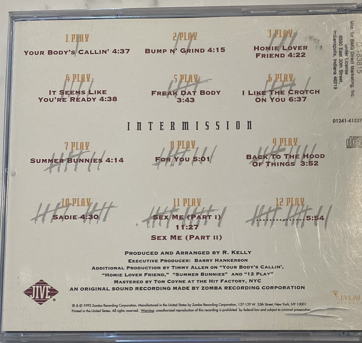 LarsonZac's tweet photo. Keep or throw away?  I still remember my Mom seeing this CD in my room almost 30 years ago… “that’s disgusting” she said.    A mother always knows!! #rkelly https://t.co/kwbdR240Rt