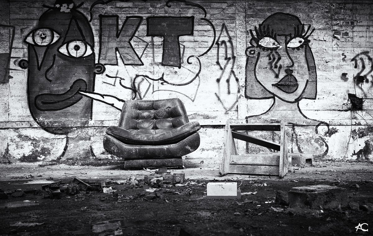 NotTHATAndyCole's tweet photo. Part 1 of a photo set from an explore around #Stewartby #Brickworks this morning #nikfilter #filmnoir #UrbEx #urbanexploration #abandoned #mono #blackandwhite @garynormanphoto @CanonUKandIE #5Dmkii https://t.co/524KoT3JCY