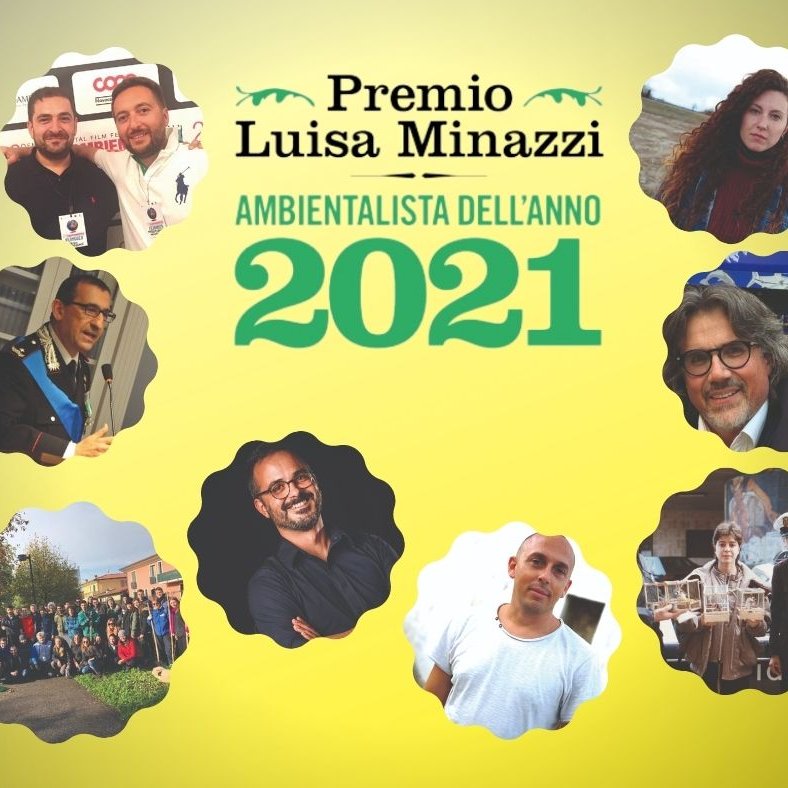 Bentornato premio "Luisa Minazzi - Ambientalista dell'anno"! On-line le bio degli otto finalisti 2021... premioluisaminazzi.it Scoprili e vota anche tu! E l'appuntamento è a dicembre con il Festival della virtù civica ;-)