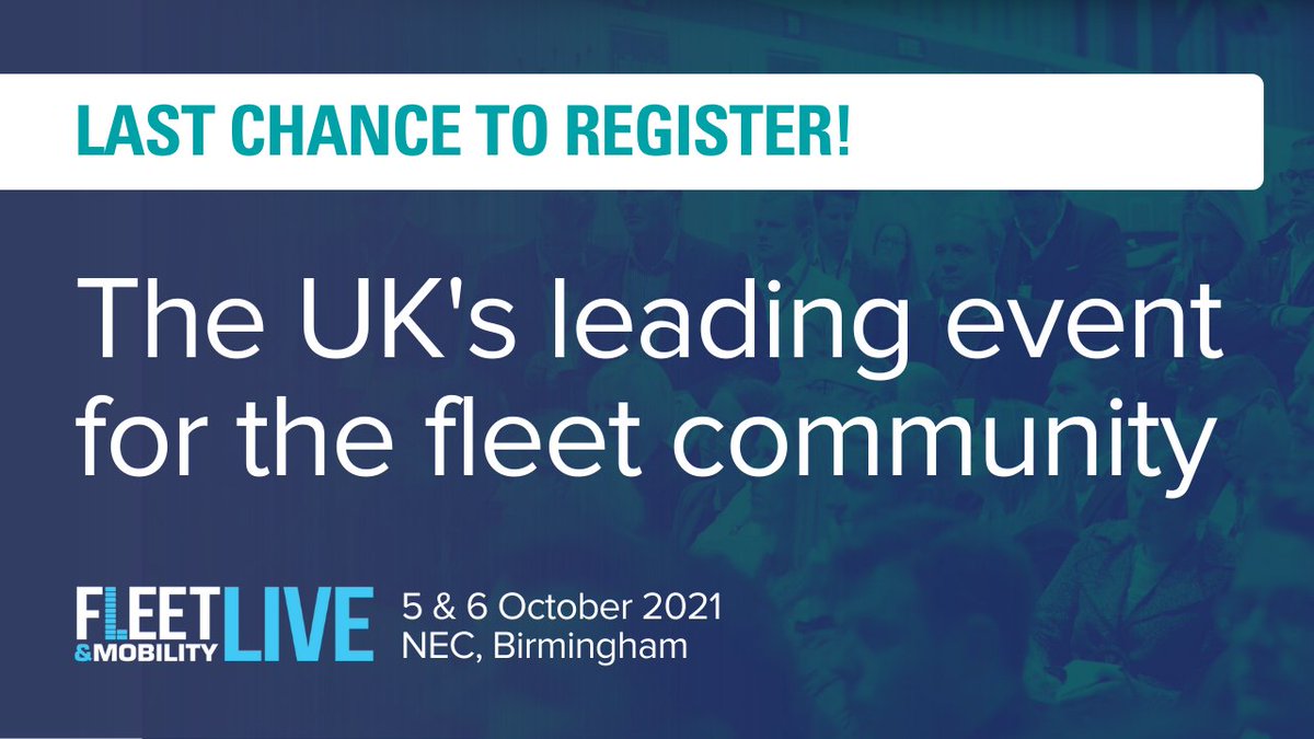 #FleetAndMobilityLive is nearly here! Don't miss:

⚡Fleet industry reunited after 2 years
⚡Insight from 30+ expert speakers 
⚡Assess potential new partners
⚡Ask the experts feature
⚡The EV Café: LIVE

Register now: ow.ly/lgQ250GiPHW