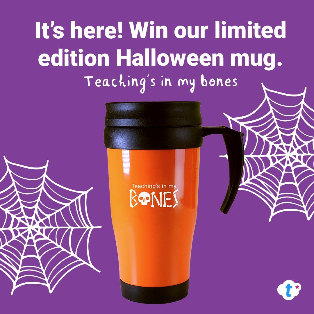 🎃The Halloween Twinkl mug has arrived (with a design chosen by you!) and we've got a pumpkin full of mugs to #GIVEAWAY🎃

To enter...
🎃 Quote-tweet with #TeachingsInMyBones
🎃 Retweet &amp; like this post
🎃 Follow us!
T&amp;Cs apply. #edutwitter #competition #prize #win #givingaway