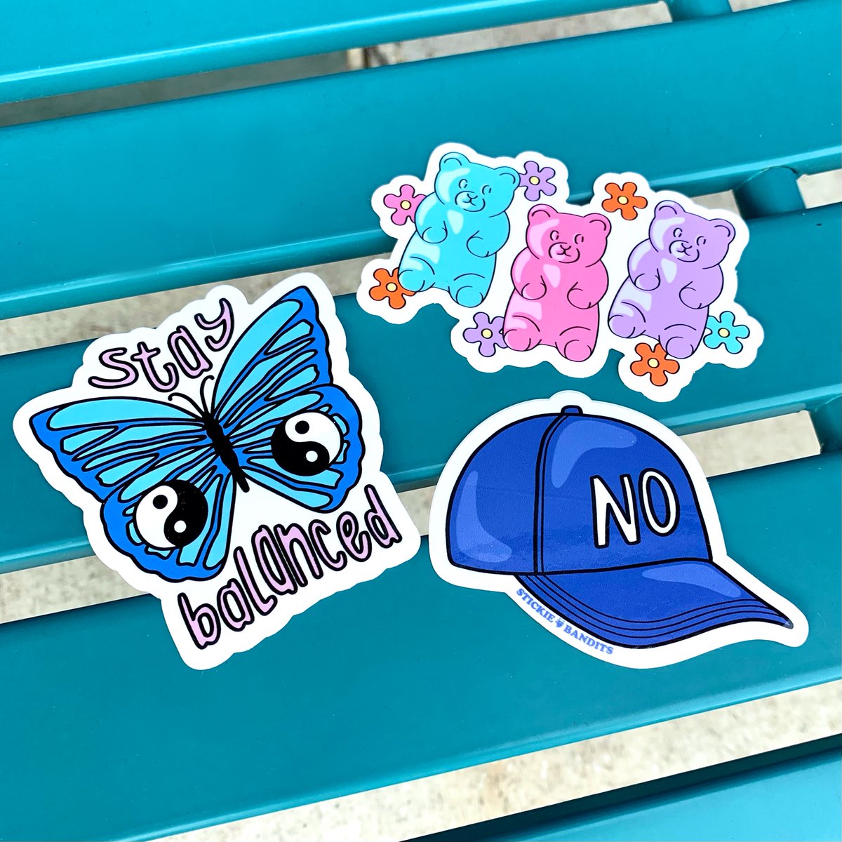 StickieBandits's tweet photo. Sunday Blues π
#stickiebandits
.
.
.
.
.
#sticke #stickershop #butterfly #butterflysticker #nocap #staybalanced #gummybears #gummybearsticker https://t.co/pPrutDwF71