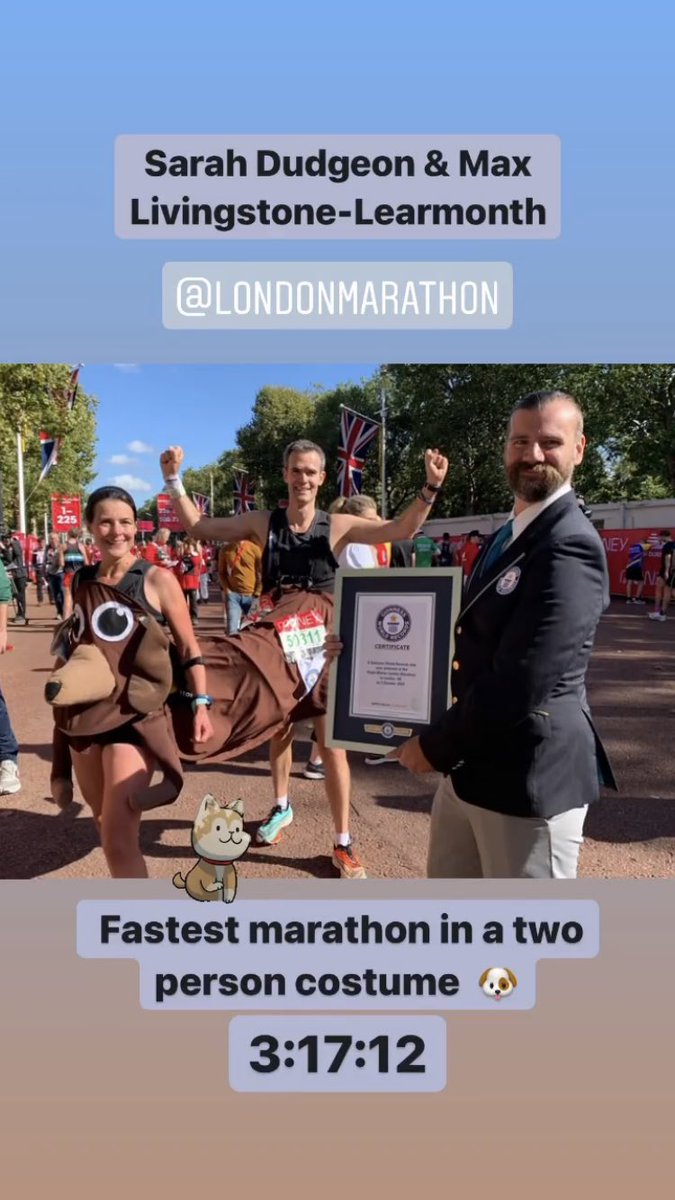 ArtOfYrSuccess's tweet photo. Short story: magical day out at the @LondonMarathon raising money for @hellostormbreak & we even picked up a @GWR - officially the fastest sausage dog in the world!
https://t.co/GY12x0gwpB https://t.co/SifU4dYtSL