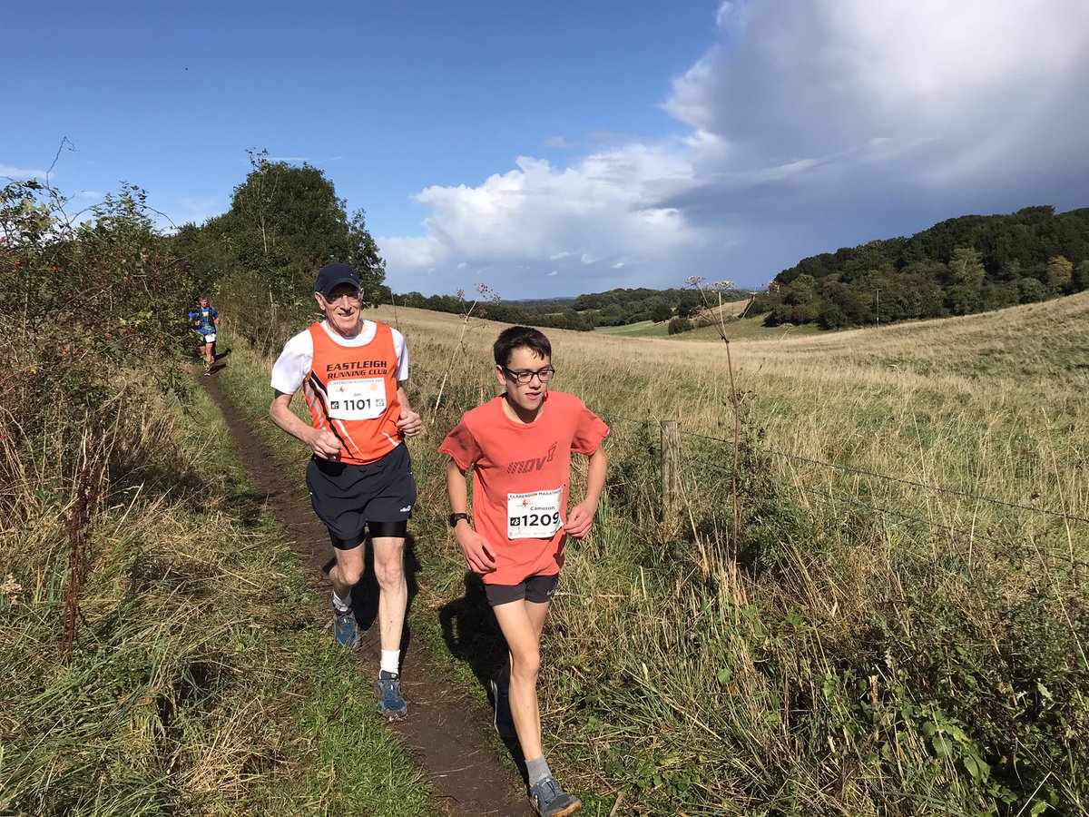 NealJacobs13's tweet photo. Such a great day running @ClarendonM with my son @camjacobsrunner today. Huge Thank you to all the marshals and volunteers  @RotarySarum @WinchRotary #prouddad #borntorun #running https://t.co/qjo09pxIqr