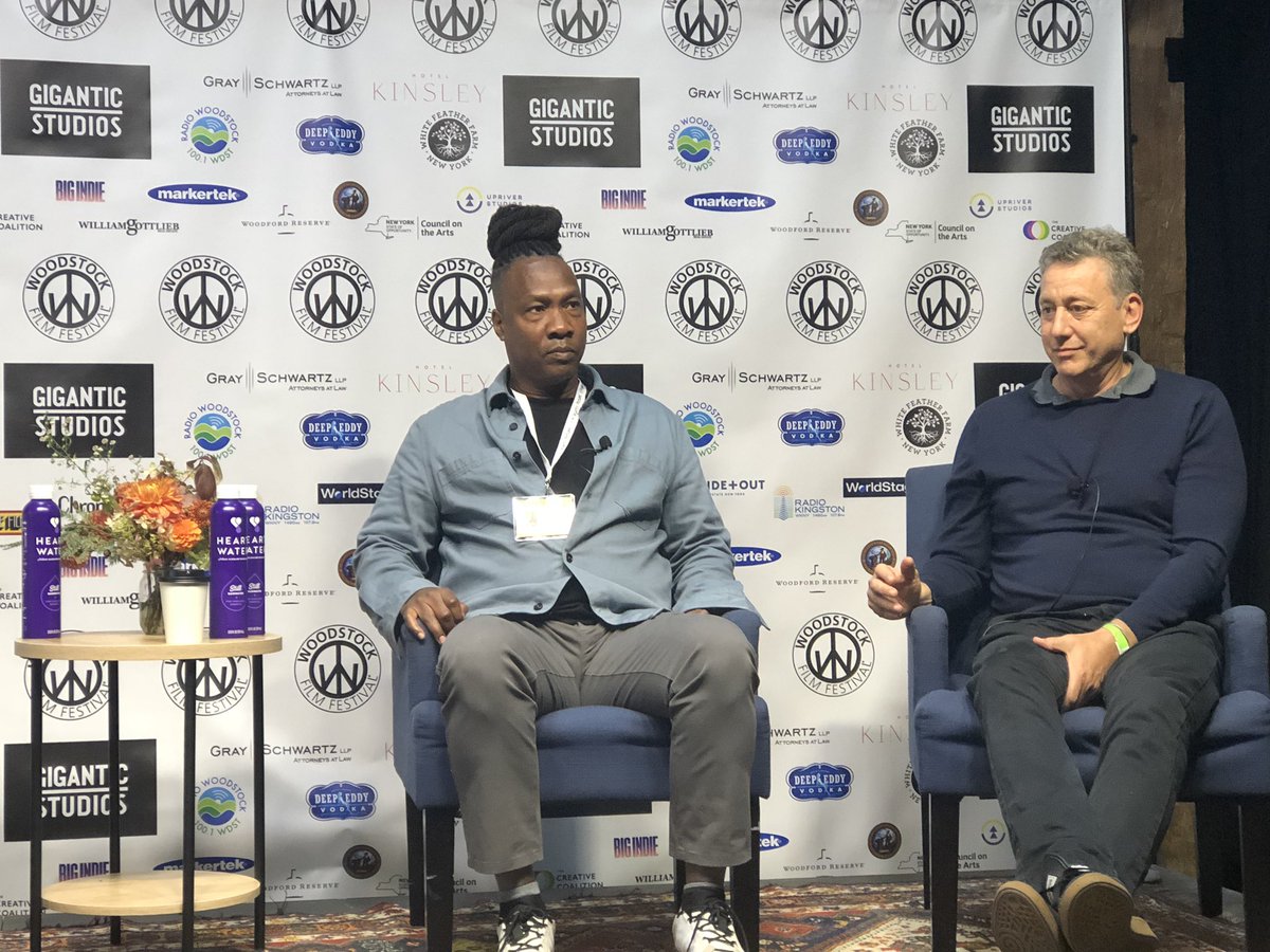 KristenGunrie's tweet photo. Great &amp; informative panel @woodstockfilm entitled Filmmaking Utopia / An Alternative Hollywood with @johnsloss and @RogerRossWill https://t.co/j4ZMRZblMp