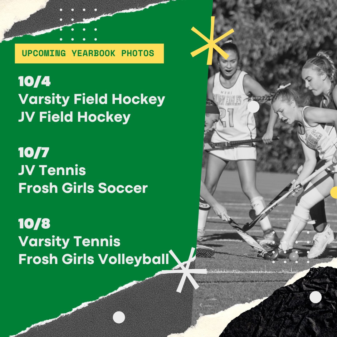 📸 schedule for this week <a href="/MichaelBouroult/">Morris Knolls VP</a> 

Frosh &amp; JV: team pictures
Varsity: team, seniors, and action shots