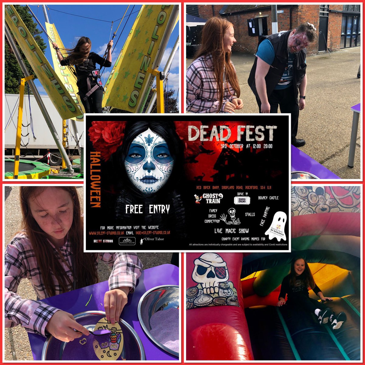 rogersphilip101's tweet photo. Had a great day at ‘Dead Fest’
A Charity Event from @SilentStudios2 to raise funds for the Essex Air Ambulance
Follow #SilentStudios on Facebook for details of future events
https://t.co/qS2jbXKAhb
#Deadfest #Halloween #ShareTheHorror #SharetheScreams #promotehorror #rtArtBoost https://t.co/Al2gvNhpzI