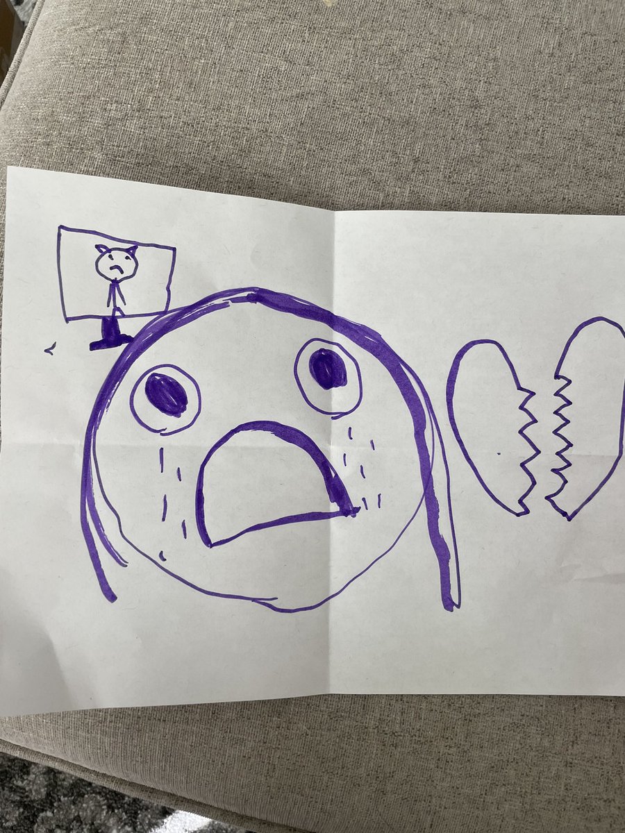 We told our daughter "no tv today" 