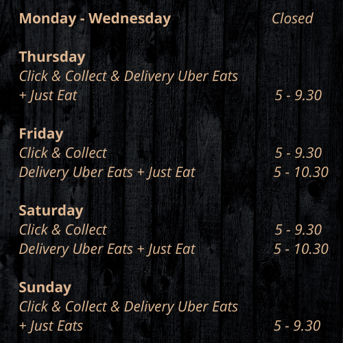 I think we can confidently say that summer is over☹️☔️
We have changed our opening times back again so will no longer be open Wednesdays but have extended our delivery hours on Saturday and Sunday with #JustEat and #UberEats.
See you soon!
#PizzaBaracca #AutumnVibes