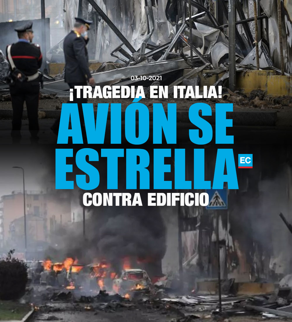 elcomerciocom's tweet image. Escenas de tragedia en Italia luego de que un avión se impactara contra un edificio. Confirman víctimas » bit.ly/3a4hrtU
