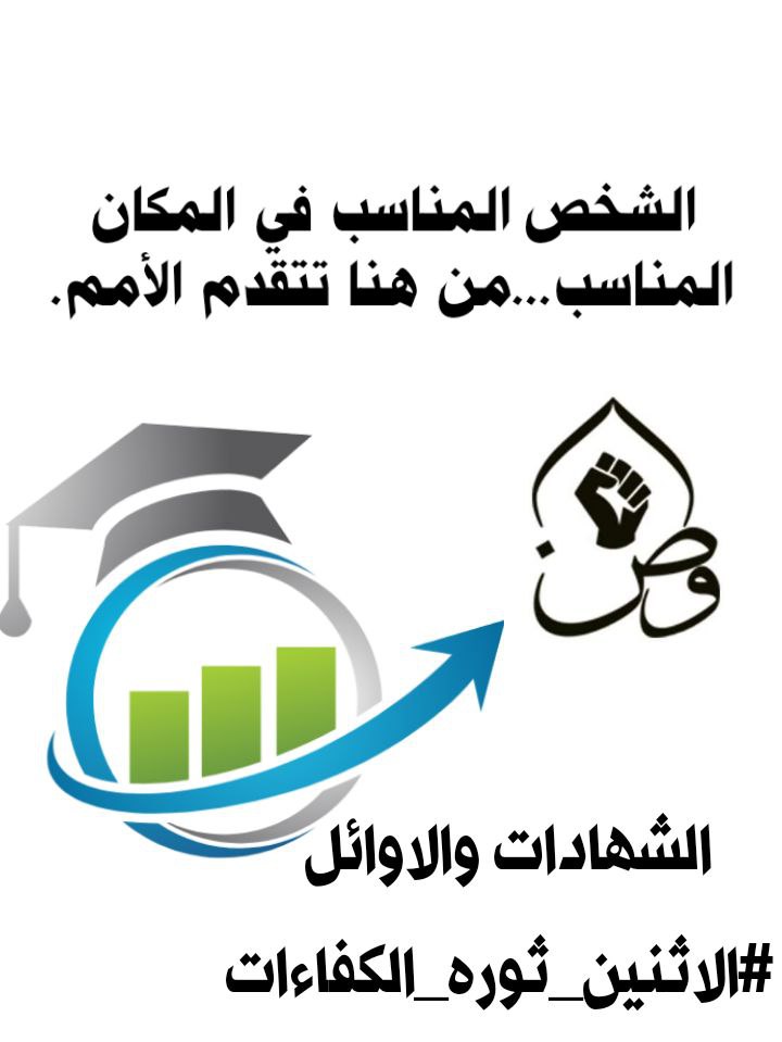 نحن لن نترك حقنا الذي عانينا طوال سنين للحصول عليه، لن نترك حقنا الذي كفله الدستور ومصادق عليه
.الشهادات والاوائل 
#الاثنين_ثوره_الكفاءات