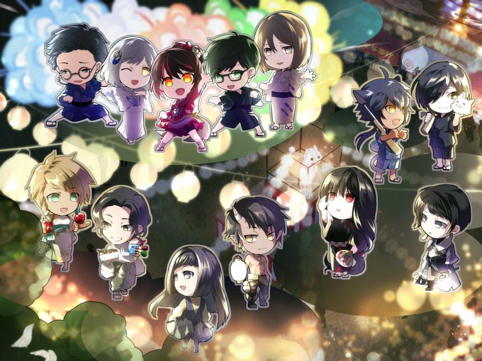 集合イラストのtwitterイラスト検索結果