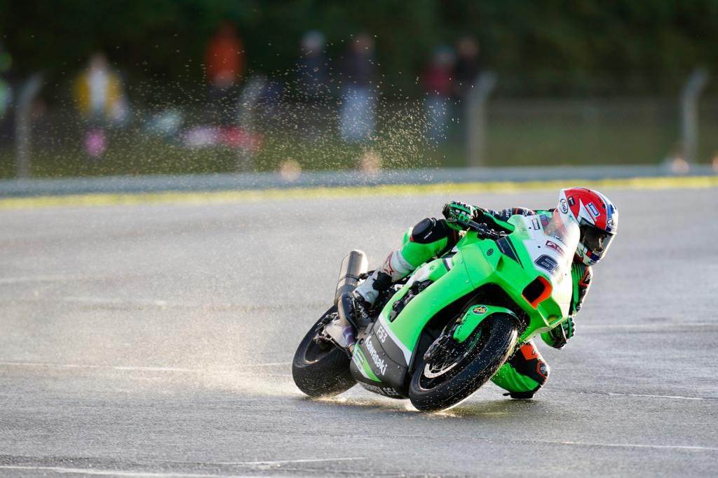 AjnKawasaki's tweet image. Finally!! Some silverware 🥳 After a very soggy start to the race proceedings, both boys battled hard through the wet conditions. Lee finally got his moment on the podium P3 - the team couldn’t be more happy!! Rory jumped up six places from P18 to P12 👏 

Phew 🤪 #DoningtonBSB