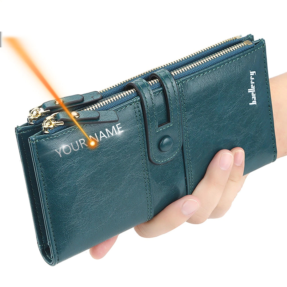 shopyzo's tweet image. #lather_wallets 
Top Quality Leather Card Holder Classic Female Purse with Name Engrave Fashion Zipper Wallet For Women bit.ly/3fD6tit