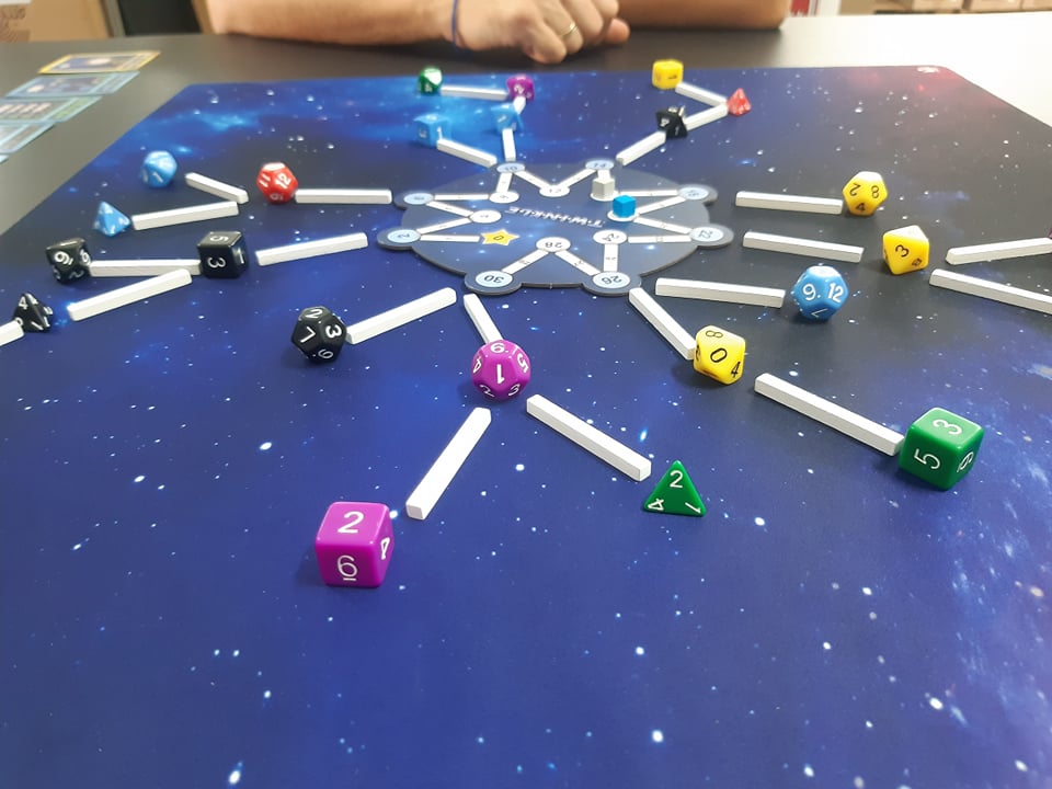 v_cubes's tweet photo. Time for Twinkle! Working my strategy to create the best possible dice combinations...

Vote Twinkle on BGG Essen preview list: https://t.co/q1PbHLkrXh

#internationalspieltage #essenspiele #dicegames #boardgames #abstractgames #boardgamegeek #boardgames https://t.co/k6bfuhV2to