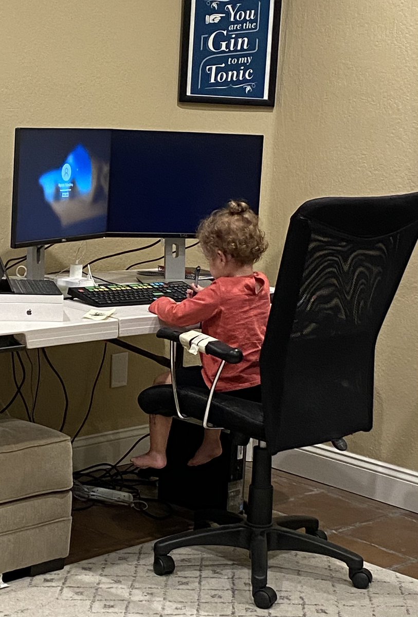 “Mommy, let’s go in the back room so I can do work. You go sit on the couch with Daddy and baby Kenna and I will send some emails” -Callie, age 2
