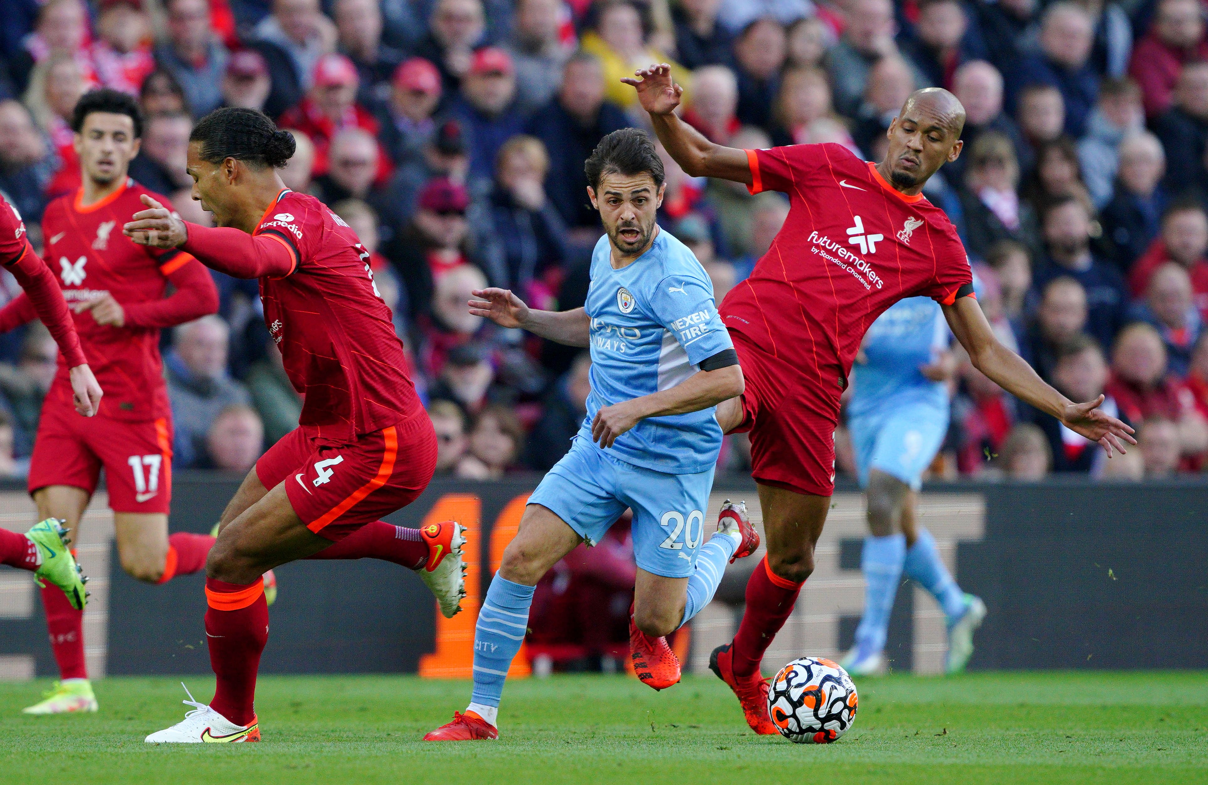 Man City vs Liverpool FC highlights and reaction as Bernardo Silva