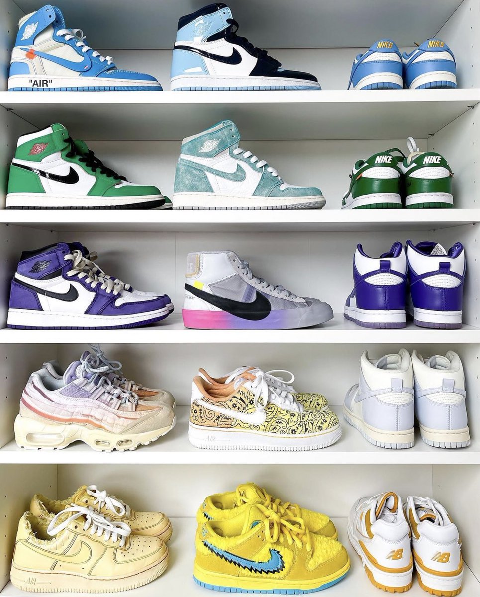 nicekicks's tweet image. 💙💚 - pick a shelf - 💜💛