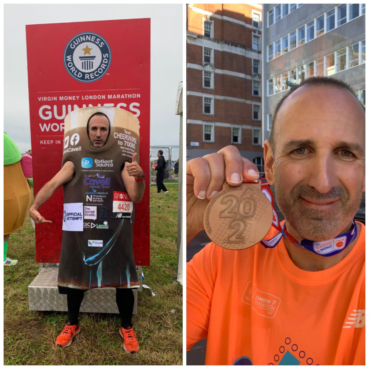 Thornbury Nursing 💙 (@thornburynurse) on Twitter photo You did it <a href="/RoaringNurse/">#HelloMyNameIsJoan 💙 🇺🇦</a> Congratulations on completing the London Marathon 2021, dressed as a pint for <a href="/CavellTrust/">Cavell Nurses' Trust</a>. We are proud to have sponsored you. You can still support Joan and donate £4 to Cavell Nurses' Trust by texting CHEERSNURSE to 70085 💜 #Pint4Cavell You did it <a href="/RoaringNurse/">#HelloMyNameIsJoan 💙 🇺🇦</a> Congratulations on completing the London Marathon 2021, dressed as a pint for <a href="/CavellTrust/">Cavell Nurses' Trust</a>. We are proud to have sponsored you. You can still support Joan and donate £4 to Cavell Nurses' Trust by texting CHEERSNURSE to 70085 💜 #Pint4Cavell