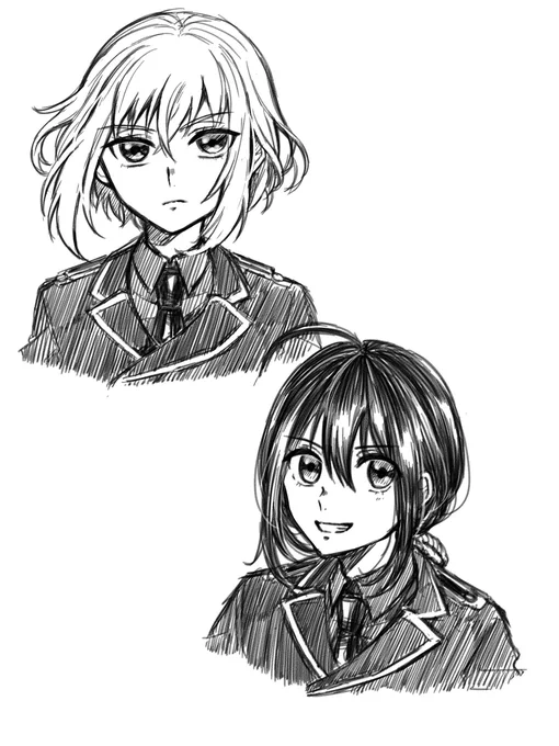 久しぶりに美脇差描いたぁ
もう何年も描いてなくて手探りで描いたけどこれじゃない感凄い…… 