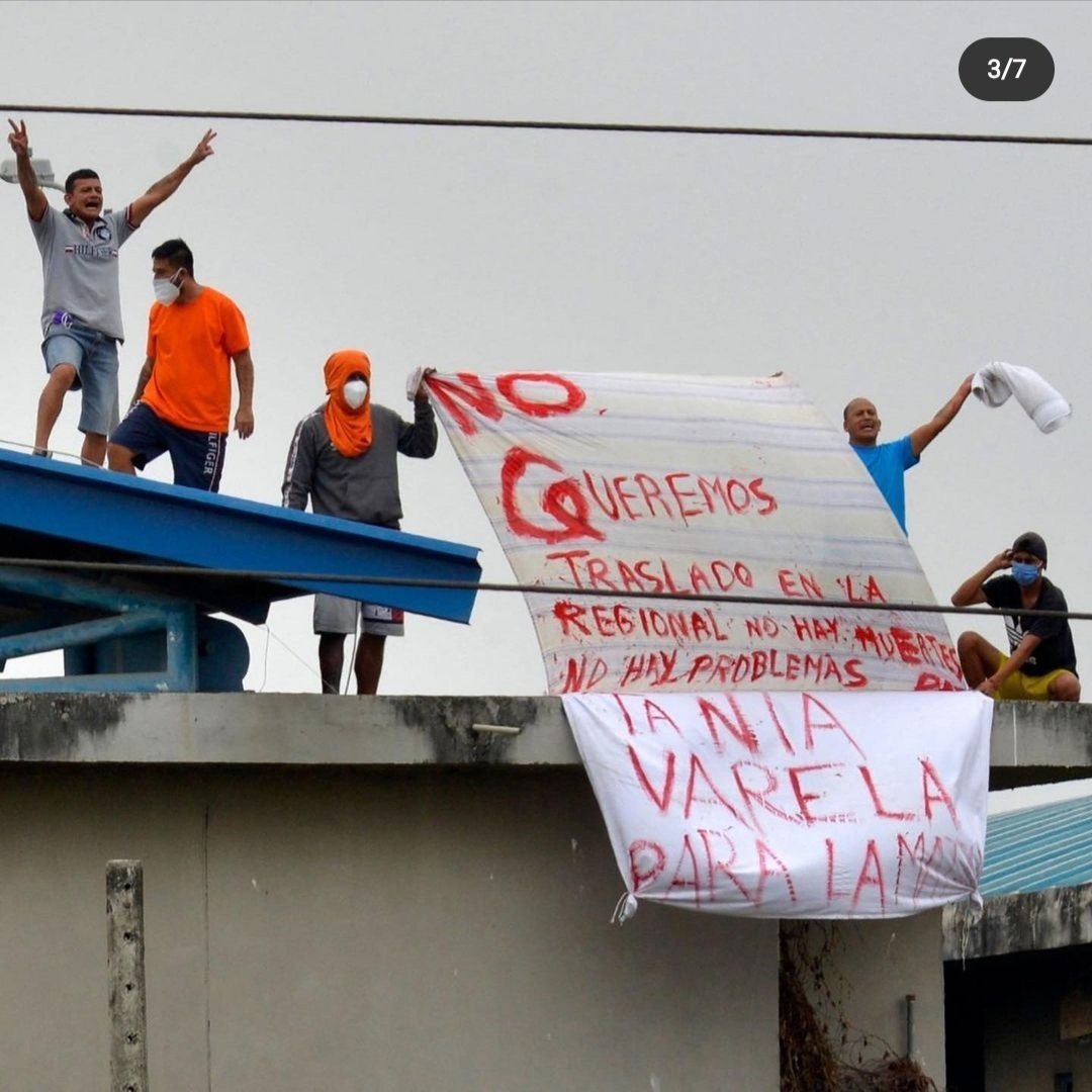 JuvenilRb's tweet photo. El Papa Francisco, en su alocución después del rezo mariano, expresó su tristeza por el brote de violencia entre los reclusos de una de las cárceles más peligrosas de Ecuador que dejó un saldo de 118 muertos y 79 heridos. https://t.co/wlPTy8nC2g