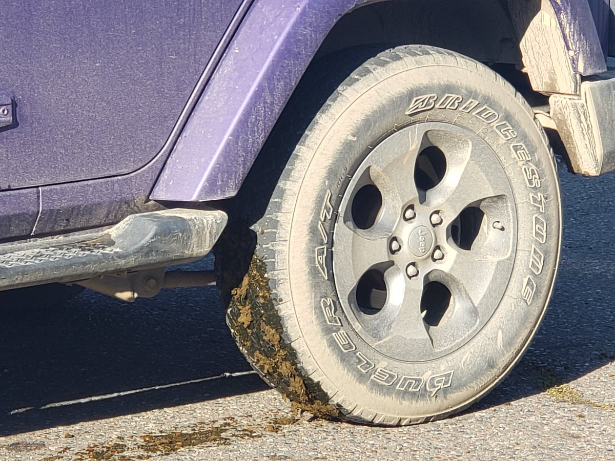 I thought this was mudd...#jeeplife 
That did not smell like mudd. #Jeep #MuddParty #DirtyJeeping #oops