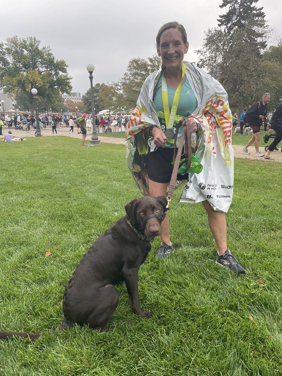 TC 10 Mile today!!!✅ Back spasm yesterday. Could hardly walk. Ran a VERY cautious 10 miles today! Had the best cheer team.🎉❤️🏃‍♀️ We’ll see if I can walk tomorrow.🤞🏼😂 YOLO!? Right?