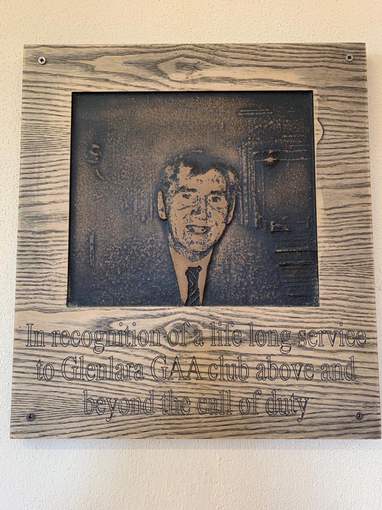 Spent a lovely few hours in Glash Community Centre with family and friends, celebrating the contribution of my late father Den,to Glenlara GAA. A small junior club <a href="/DuhallowGAA/">Duhallow GAA</a> The below plague was unveiled today. So proud.