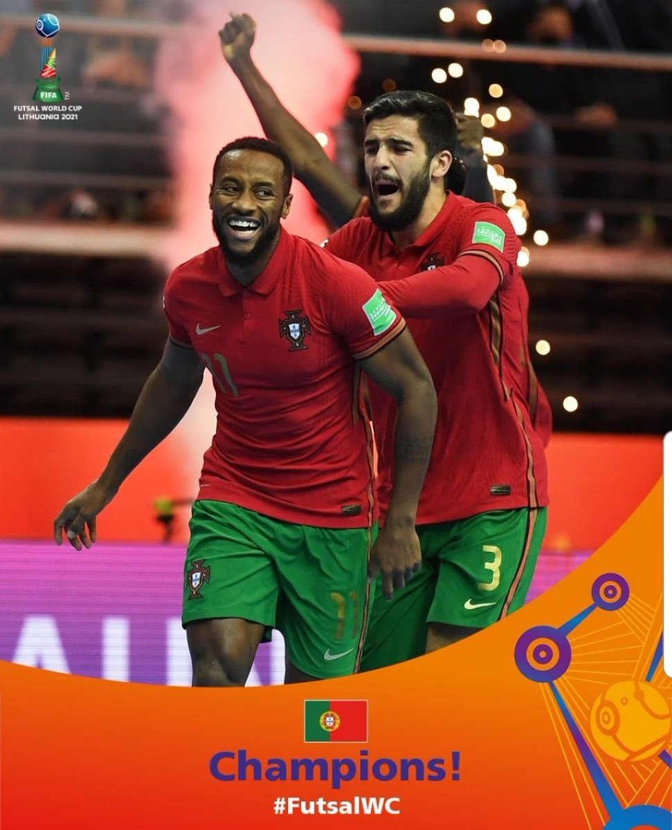 bulldogbuggies's tweet photo. Parabéns #Portugal as the #winner of #FIFA Futsal World Cup Lithuania 2021 after beating Argentina 1 vs 2 in the final. #VivaPortugal #FutsalWorldCup2021 #FutsalWC #Futsal #bulldogbuggies #Algarve #Portugal #buggytour #buggies #covidproof #exited #offroadlife #Tripadvisor https://t.co/nn8GleOKUy