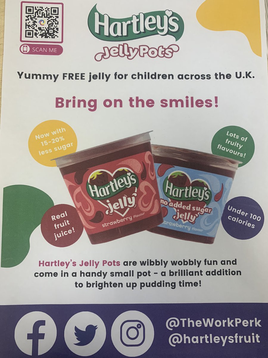 Pots of jelly will be given out to parents  at the end of school tomorrow.
#tplt