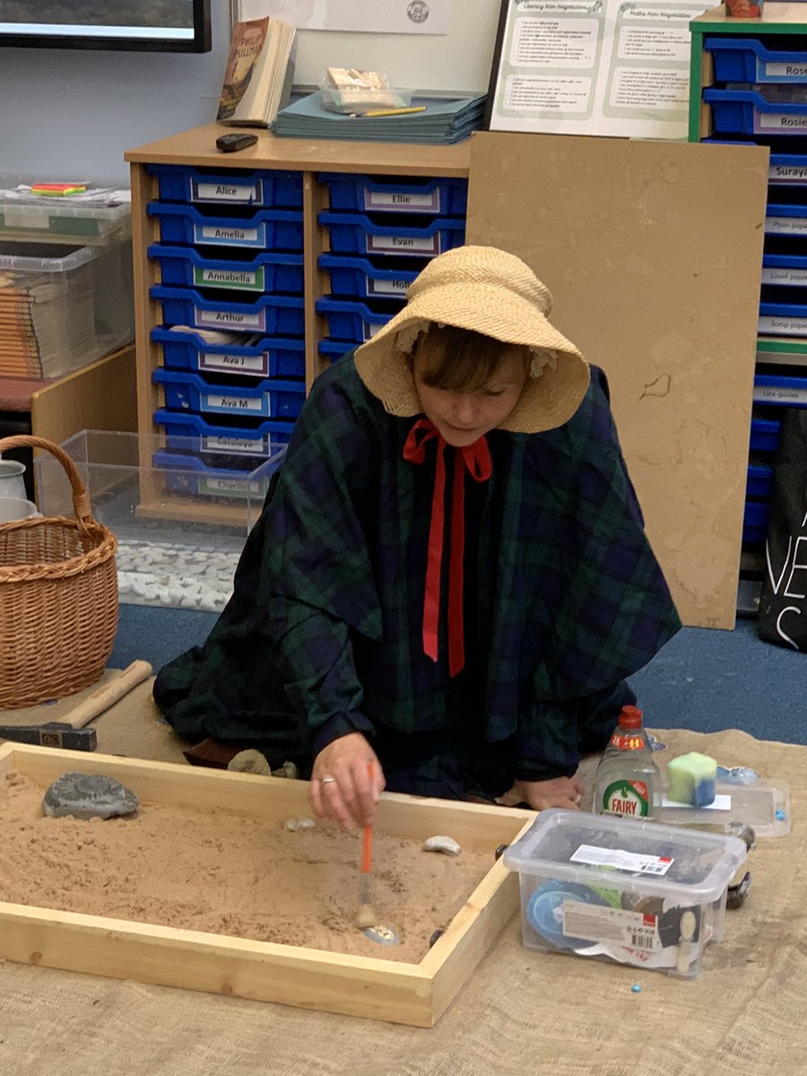 Year 4 welcomed Mary Anning to school on Friday