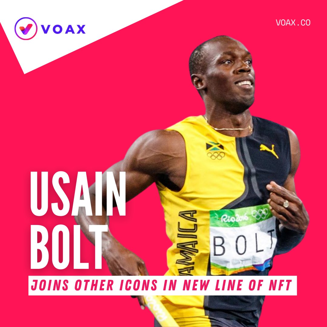voaxnft's tweet photo. Usain Bolt and other sports icons are part of a new line of sports NFT.  #UsainBolt #nft #nfts #nftnews #nftdrop #nftrelease #nftplatform #autograph #olympics #olympicsnft #sportsnews #digitalcollectibles #nftcollection #nftcollector #nftart #sportscollectible #sprinting https://t.co/onSoMESVAl