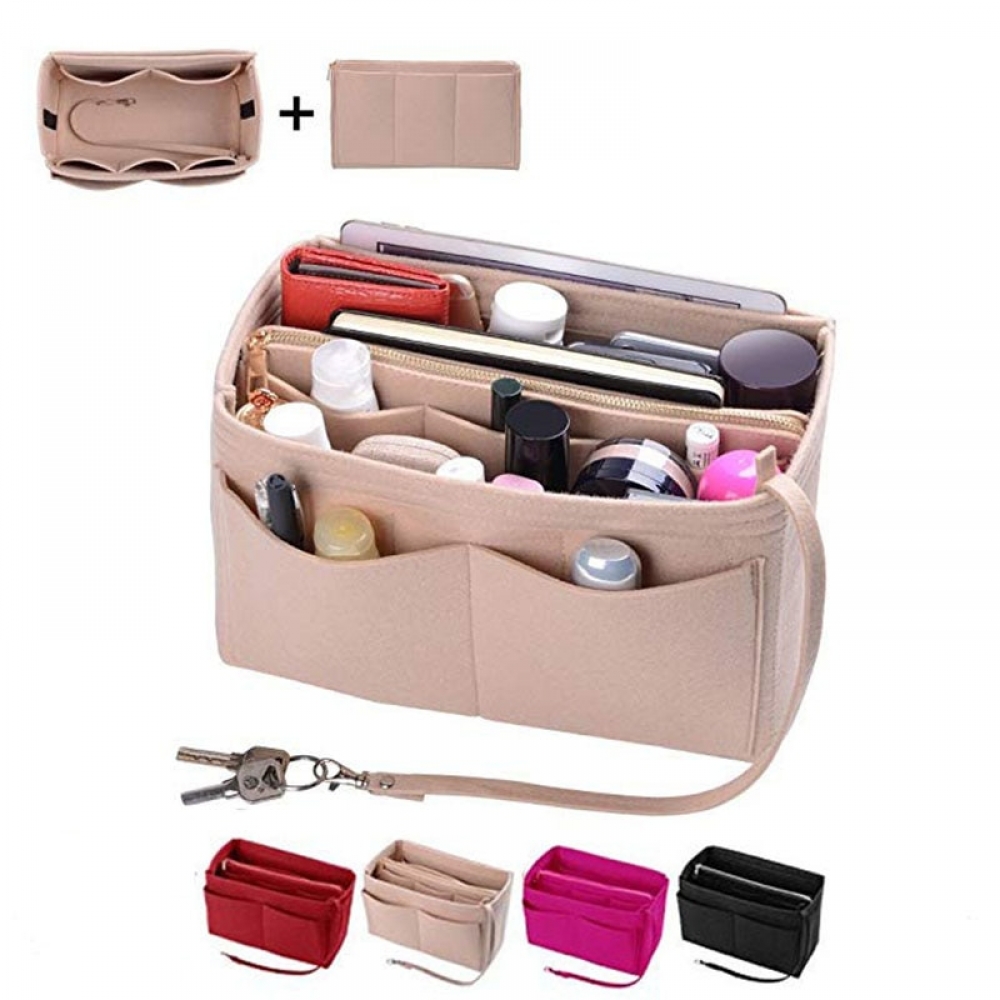 shopyzo's tweet image. #women_bags 
Top Quality Portable Cosmetic Bag Makeup Organizer Felt Insert Bag Travel Inner Purse For Women bit.ly/3yPsl1D