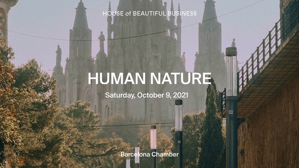How can we move beyond the #Anthropocene—and what would that mean for the human-nature relationship?

Join the #Barcelona Chamber of Beautiful Business for a guided exploration featuring <a href="/blazquez_esther/">esther blazquez</a>, <a href="/jonminchin/">Jonathan Minchin</a>, and <a href="/WiseMotionCo/">Dr. Hanna Poikonen</a>.

Details: houseofbeautifulbusiness.com/calendar/human….