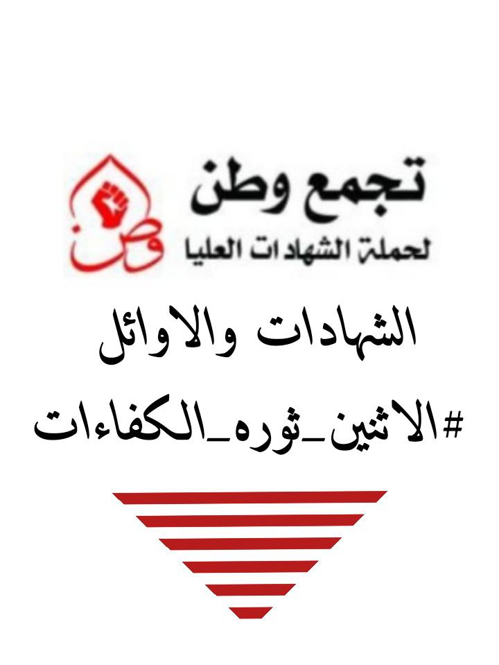 لا للتراجع لا للإستسلام ✌️
لن نرضى بتسويف قضيتنا
لن نرضى بتهميش حقوقنا
الشهادات والاوائل 
#الاثنين_ثوره_الكفاءات