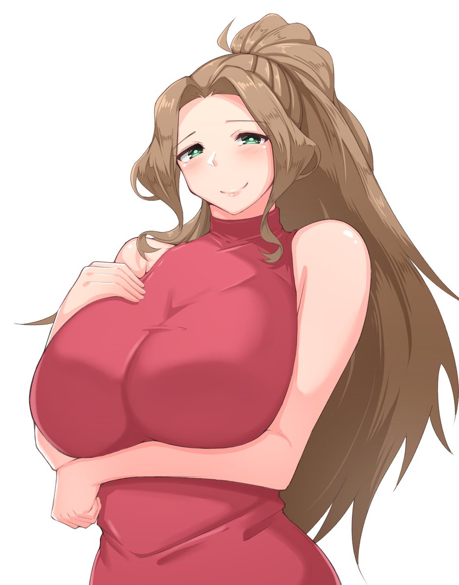 ノースリーブニット千鶴さんありがてえ 