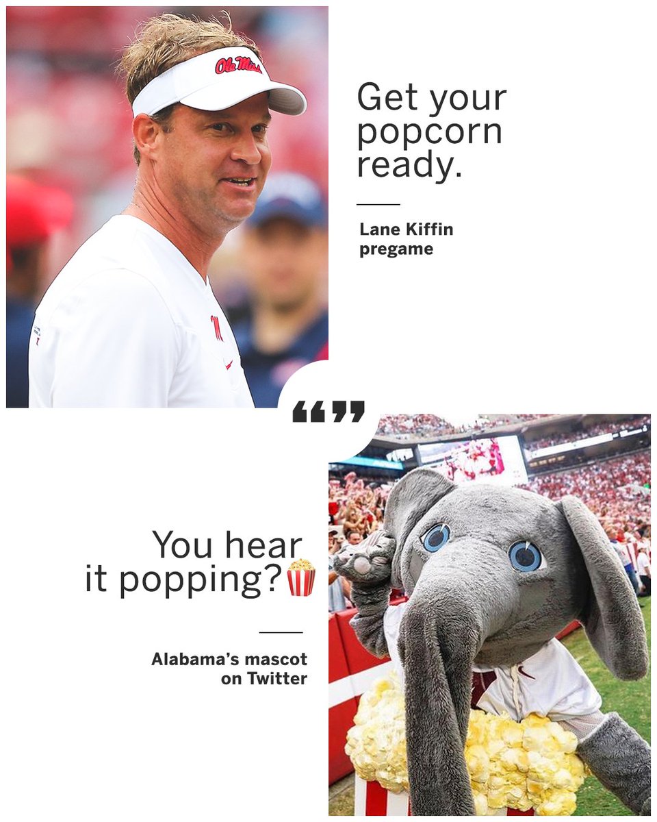 SECNetwork's tweet photo. The mascot off the top rope 😂 @UA_Big_Al https://t.co/XTEHib7VZI
