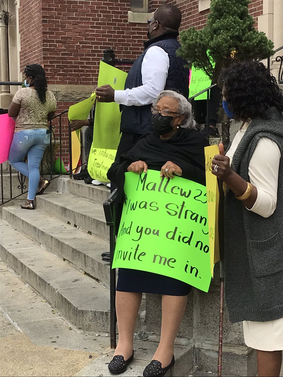 RevEverett's tweet photo. Substantial crowd today at prayer vigil for #HaitianRefugees led by @ifsiusa & @kekefleur : elected officials present included @AnnissaForBos, @TeamBrandy617 @Evandro4Boston @RepLizMiranda & forgive me!-a city councilor from #FraminghamMA whose name I missed- #bospoli #mapoli https://t.co/VRO680qTcP