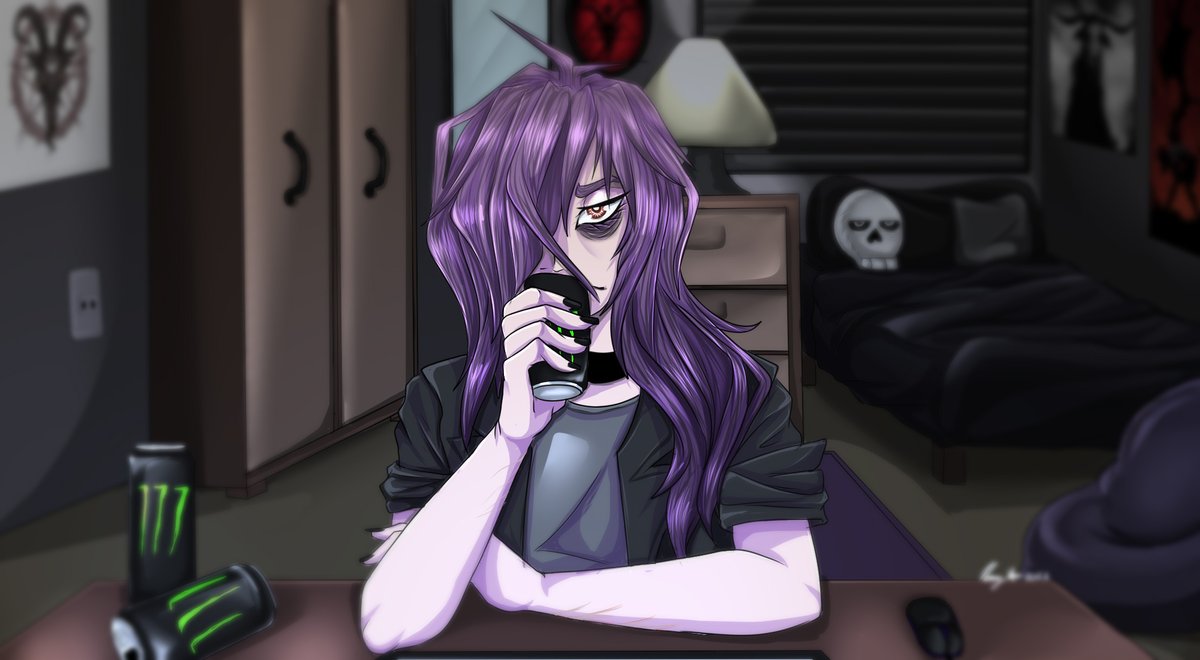 TSatanista's tweet photo. Hace  unos dias me  uni a  un collab de  videollamadas pero nunca  lo subieron :c 

asi que paso mi  parte  porque si hhahaha https://t.co/zwACOI4JQ1