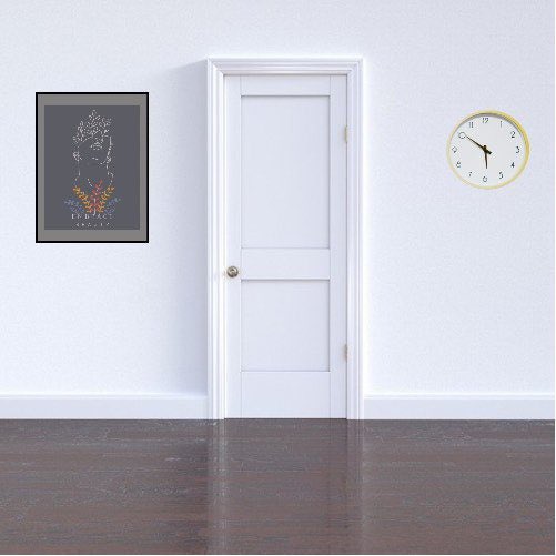 Floral abstract art print with text #contemporary #lgbtqart #smallbusiness #dormroom #artprints #forsale etsy.me/2YfDIlO