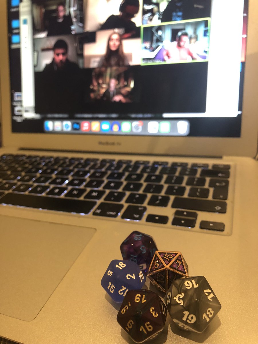 lexiew99's tweet photo. You can take the girl to London, but you know she’s not gonna forget to pack her dice! #DnD #ZoomCampaign https://t.co/zqEajKVcdJ