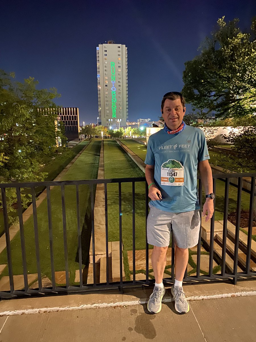 bhunt11's tweet photo. @OKCMarathon Thank you for hosting the 21st Run To Remember. The course was great &amp; the crowds were so supportive. Planning on running @route66marathon so I can earn the Oklahoma Standard medal. https://t.co/8FQQwhySjF