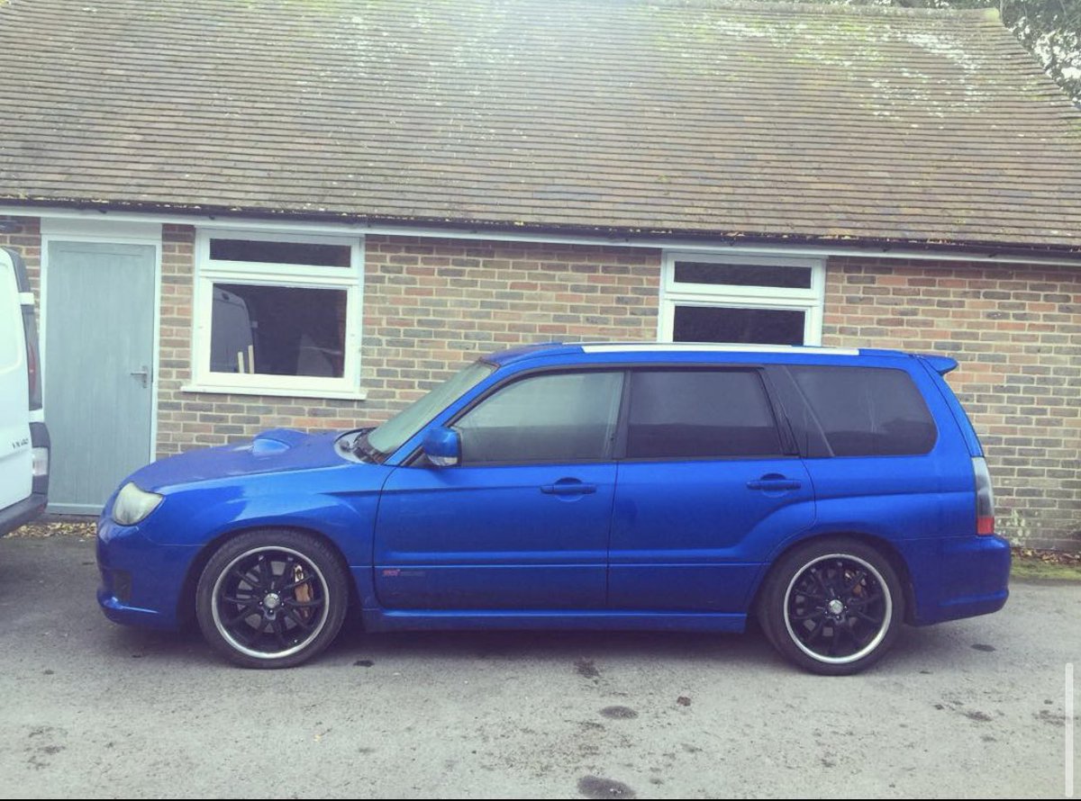 JasHalsey's tweet photo. @MotoClark My Forester STi SG9 was by far the best car I’ve ever owned and still to this day kick myself (hard, very hard) for letting it go. https://t.co/10VCKPWq65