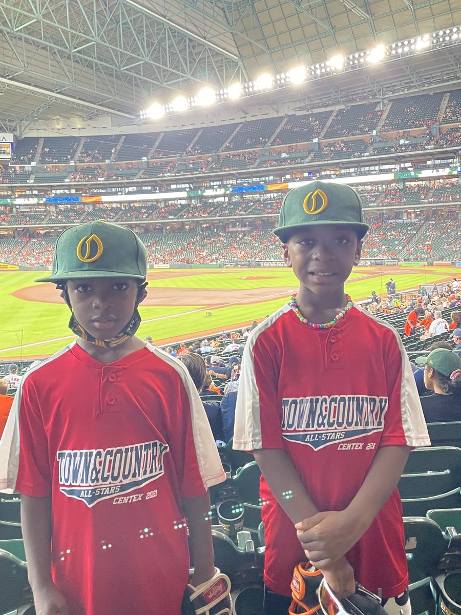 Boys first ML Game! Awesome experience. Minute Maid Park 2021.