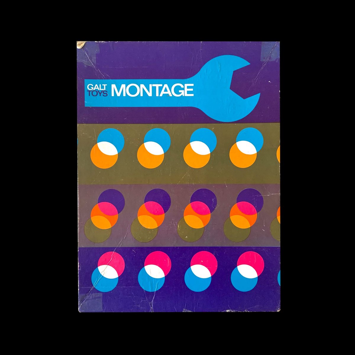 Montage, Galt Toys, Packaging Design
The Montage game/set wasn’t designed by Ken, but the packaging and instructions, were designed by Ken Garland &amp; Associates in 1966
designreviewed.com/artefacts/mont…
#kengarland #galttoys