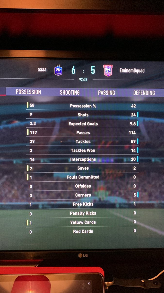 RDevil0111's tweet photo. How have I lost this fifa game…. https://t.co/6Hlsz1fbIy