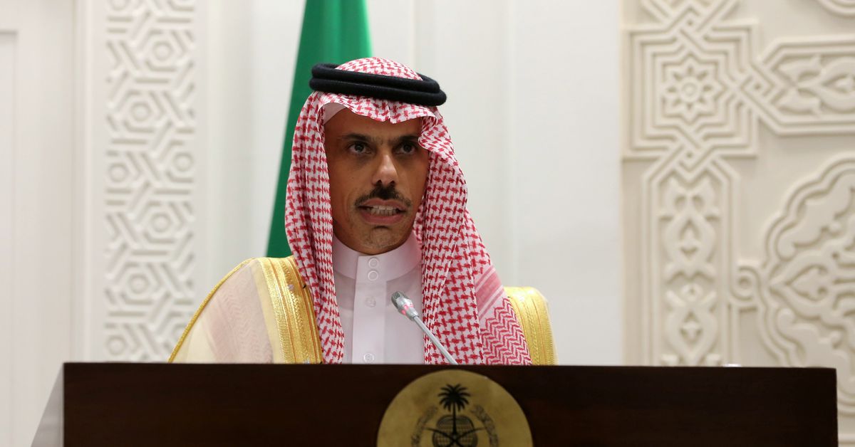 Reuters's tweet photo. Saudi confirms first round of talks with new Iranian government https://t.co/qhEBpVlhJJ https://t.co/1DC55qsPVA
