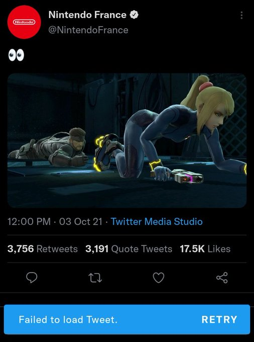 FinJCam's tweet image. happy one year anniversary to that time nintendo france was horny on main and then deleted it