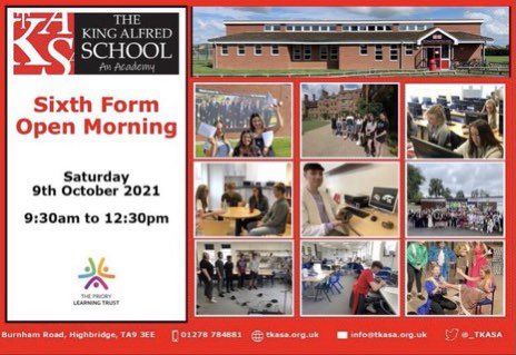 James Wilmot - The Priory Learning Trust Careers (@jameswilmot74) on Twitter photo Following a fantastic open eveningβ¦β¦Another opportunity to visit the post 16 provision at <a href="/_TKASA/">The King Alfred School an Academy</a>. Come along next Saturday 9th to see the centre and to talk to staff and students Following a fantastic open eveningβ¦β¦Another opportunity to visit the post 16 provision at <a href="/_TKASA/">The King Alfred School an Academy</a>. Come along next Saturday 9th to see the centre and to talk to staff and students